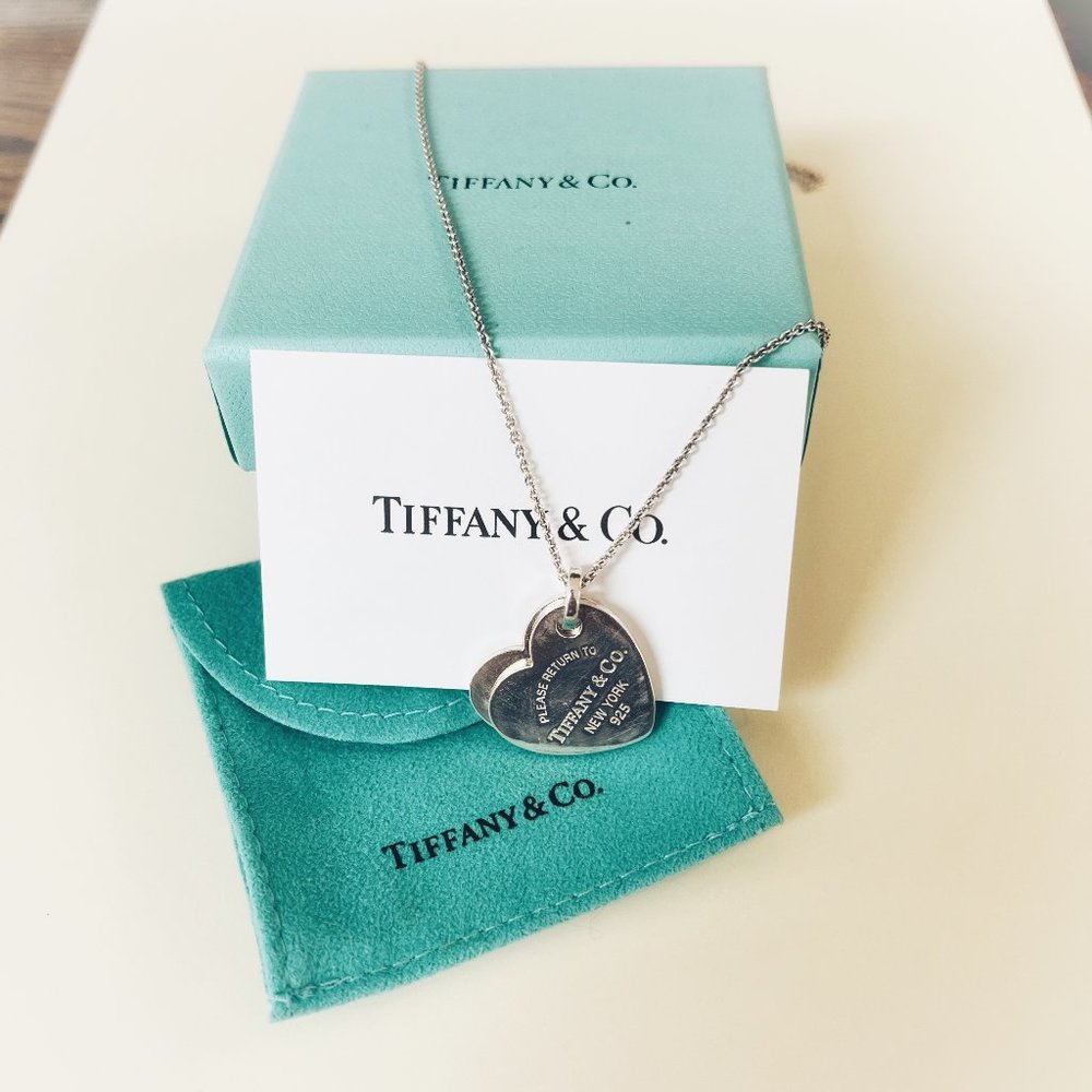 Tiffany & Co.® | Return to Tiffany®  Silver Double Heart Necklace